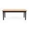 Lesro Lenox Steel Coffee Table, Natural Maple LS0840 - alternate 1